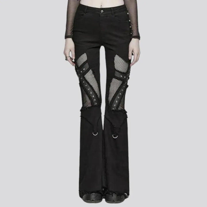 Bootcut gothic jeans for ladies