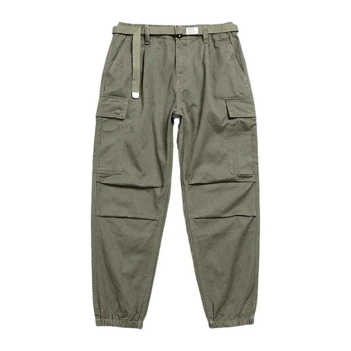 Cargo high-waist men's jeans pants