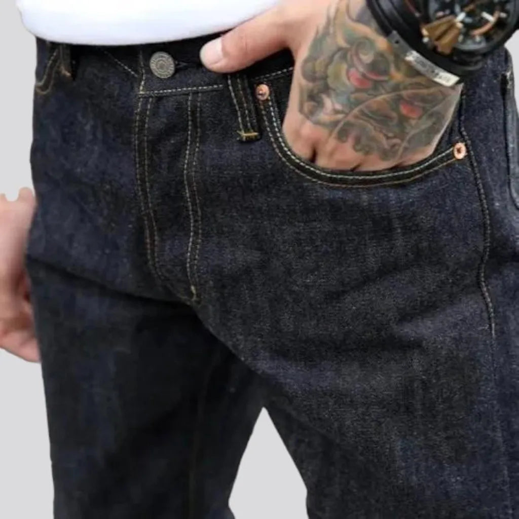 Heavyweight slim selvedge jeans