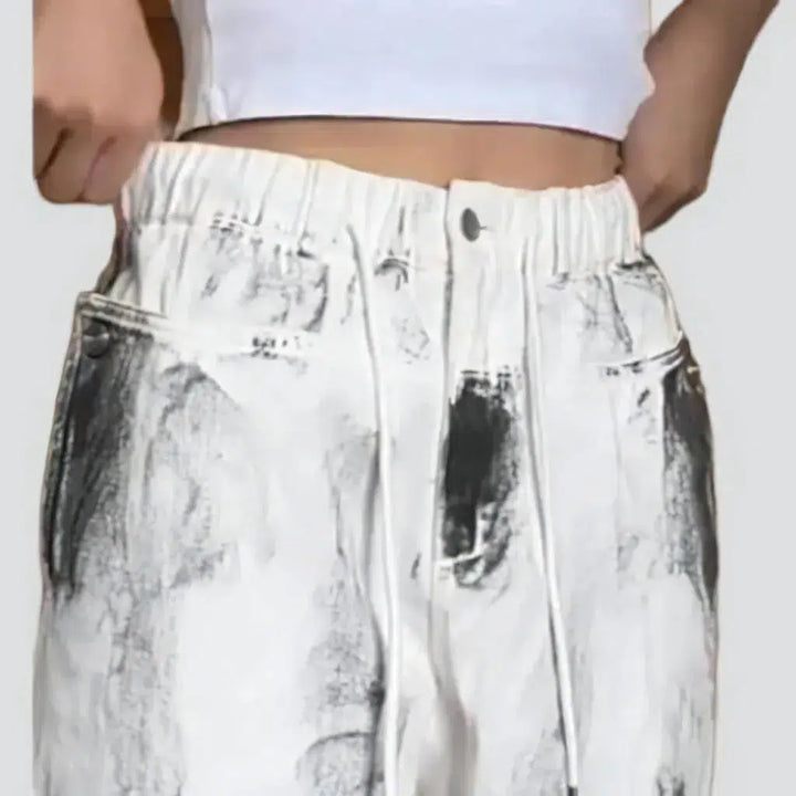 White vintage jeans
 for women