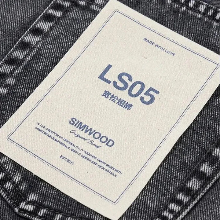 Cargo vintage men's jeans shorts