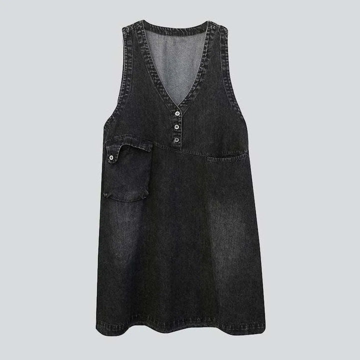 Vintage aged jean dress