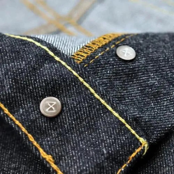 Heavyweight slim selvedge jeans