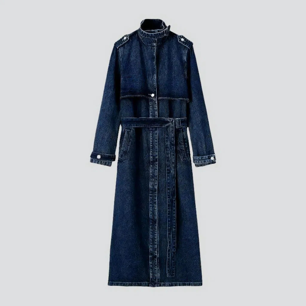 Medium-wash jean coat for ladies | Jeans4you.shop